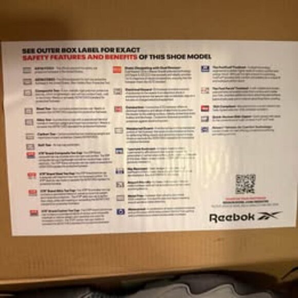 NEW REEBOK Waterproof COMP TOE Athletic Work Boot with CushGuard™ Internal Met - Picture 6 of 10